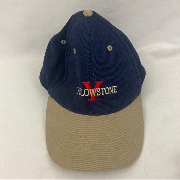 Vintage Yellowstone National Stone Navy Blue Hat - Picture 8 of 8